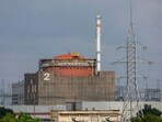 Zaporizhzhia Nuclear Power Plant outside Enerhodar in the Zaporizhzhia region.