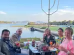 Saif Ali Khan and Kareena Kapoor with their friends in Italy. Saif Ali Khan and Kareena Kapoor with their friends in Italy.