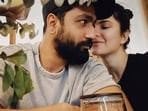 Katrina Kaif shares mushy photo with husband Vicky Kaushal. Katrina Kaif shares mushy photo with husband Vicky Kaushal.