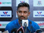 Litton Das during the press conference ahead of Bangladesh's second ODI against Afghanistan Litton Das during the press conference ahead of Bangladesh's second ODI against Afghanistan
