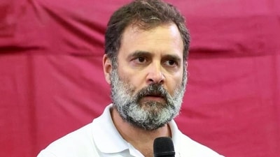 Rahul Gandhi's plea seeking stay of his conviction was earlier dismissed by a sessions court. Rahul Gandhi's plea seeking stay of his conviction was earlier dismissed by a sessions court.