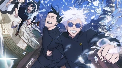Satoru Gojo, Geto Suguru, and Shoko Ieri are back with the second season of Jujutsu Kaisen! (Twitter/animejujutsu) Satoru Gojo, Geto Suguru, and Shoko Ieri are back with the second season of Jujutsu Kaisen! (Twitter/animejujutsu)