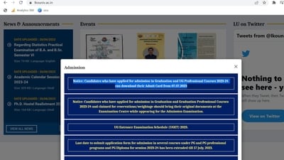 Lucknow University UGET 2023 admit card released at lkouniv.ac.in Lucknow University UGET 2023 admit card released at lkouniv.ac.in