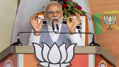 Prime Minister Narendra Modi in Raipur on Friday. (PTI Photo) Prime Minister Narendra Modi in Raipur on Friday. (PTI Photo)