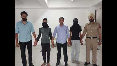 The accused in the custody of Mohali police. (HT) The accused in the custody of Mohali police. (HT)