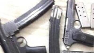 The arrest happened after the special cell team received a tip-off that he would be near Uttam Nagar bus terminal to deliver a consignment of illicit firearms to some members of the Nandu gang on June 28. (HT Archive/ Representational image) The arrest happened after the special cell team received a tip-off that he would be near Uttam Nagar bus terminal to deliver a consignment of illicit firearms to some members of the Nandu gang on June 28. (HT Archive/ Representational image)