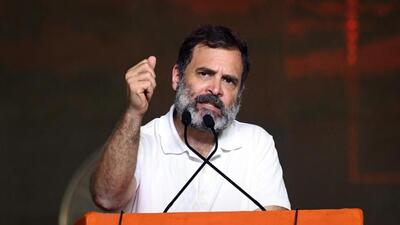 The high court order means that Gandhi’s disqualification from the Lok Sabha continues. (PTI Photo) The high court order means that Gandhi’s disqualification from the Lok Sabha continues. (PTI Photo)