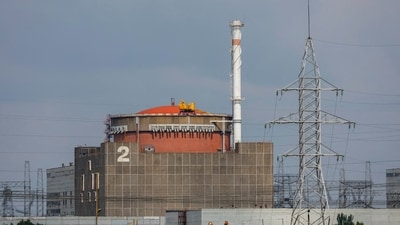 Zaporizhzhia Nuclear Power Plant outside Enerhodar in the Zaporizhzhia region. (Reuters)
