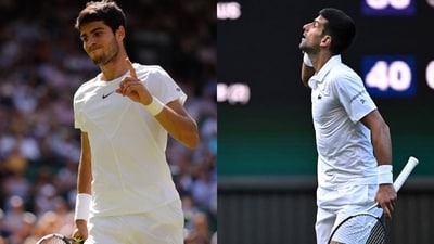 Carlos Alcaraz keeps hopes alive for blockbuster final against Novak Djokovic Carlos Alcaraz keeps hopes alive for blockbuster final against Novak Djokovic