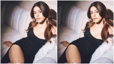 Alaya played muse to fashion designer house Alamour and picked a black laced sleek gown from the shelves of the designer house.&nbsp; (Instagram/@alayaf)