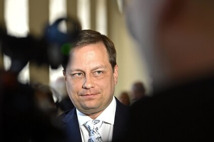 Vilhelm Junnila, a member of the far-right Finns Party, announced his resignation on June 30 (AFP) Vilhelm Junnila, a member of the far-right Finns Party, announced his resignation on June 30 (AFP)