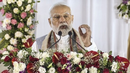 PM Modi will also visit Gorakhpur in Uttar Pradesh where he will participate in the closing ceremony of the centenary celebrations of Gita Press Gorakhpur.&nbsp;(PTI)