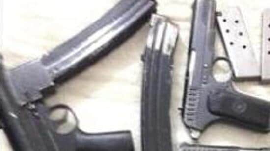 The arrest happened after the special cell team received a tip-off that he would be near Uttam Nagar bus terminal to deliver a consignment of illicit firearms to some members of the Nandu gang on June 28. (HT Archive/ Representational image)