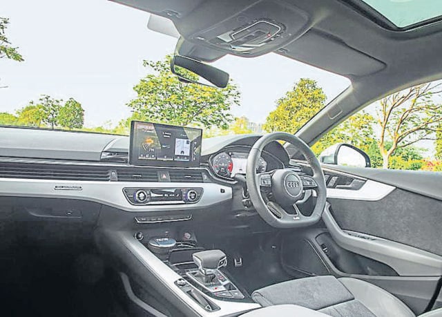 The cabin is made of quality materials, but the instrument cluster and on-board tech feel dated. It makes up by providing exceptional comfort for a sporting sedan. The cabin is made of quality materials, but the instrument cluster and on-board tech feel dated. It makes up by providing exceptional comfort for a sporting sedan.