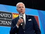 President Joe Biden speaks during a news conference on the final day of the NATO summit in Madrid, 2022. President Joe Biden speaks during a news conference on the final day of the NATO summit in Madrid, 2022.