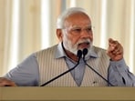 Prime Minister Narendra Modi speaks during a public meeting in Warangal on Saturday,