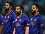 India's Virat Kohli, Rohit Sharma, KL Rahul and Mohammed Shami India's Virat Kohli, Rohit Sharma, KL Rahul and Mohammed Shami