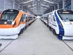 The 28th rake of Vande Bharat train features a new color scheme that draws “inspiration from the Indian Tricolor”. The 28th rake of Vande Bharat train features a new color scheme that draws “inspiration from the Indian Tricolor”.