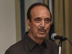 Democratic Progressive Azad Party (DPAP) chairman Ghulam Nabi Azad.