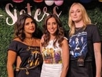 Priyanka Chopra posed with Danielle Jonas and Sophie Turner in this old photo.