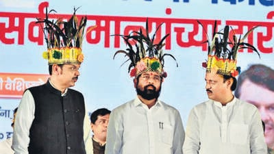 It’s a ‘trishul’ of development now, says Fadnavis on Ajit Pawar’s big switch to Shinde-led govt It’s a ‘trishul’ of development now, says Fadnavis on Ajit Pawar’s big switch to Shinde-led govt