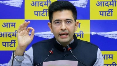 AAP leader and Rajya Sabha Member Raghav Chadha (HT Photo) AAP leader and Rajya Sabha Member Raghav Chadha (HT Photo)