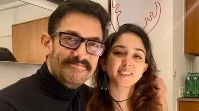 Aamir Khan with his daughter Ira Khan. (Instagram ) Aamir Khan with his daughter Ira Khan. (Instagram )