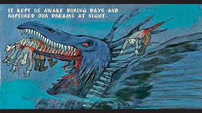 A comic panel from the story 1607: The Rising, by Aratrika Choudhury. A comic panel from the story 1607: The Rising, by Aratrika Choudhury.