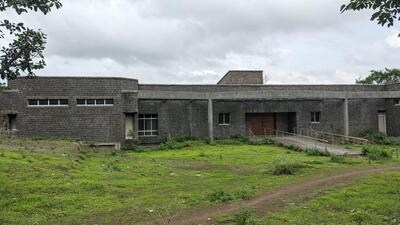 A partially constructed museum at Deccan College. (Shankar Narayan/HT PHOTO) A partially constructed museum at Deccan College. (Shankar Narayan/HT PHOTO)