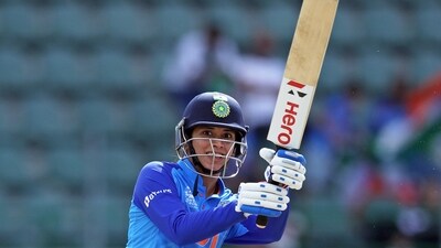 Smriti Mandhana in action. (BCCI Twitter) Smriti Mandhana in action. (BCCI Twitter)