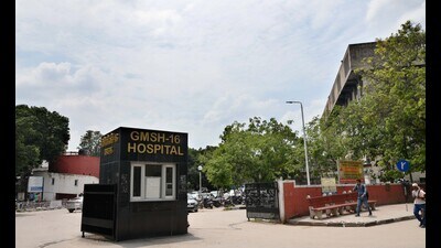 During investigation, vigilance discovered that Sunil Kumar Jain, who ran the only chemist shop at GMSH-16, obtained the lease for this shop through fraudulent means and by providing false affidavits (HT File Photo)