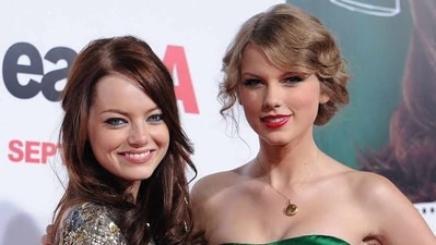 Taylor Swift with Emma Stone Taylor Swift with Emma Stone