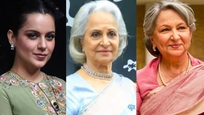 Kangana Ranaut shared a post about Waheeda Rehman and Sharmila Tagore. Kangana Ranaut shared a post about Waheeda Rehman and Sharmila Tagore.