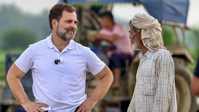 Rahul Gandhi on May 23 travelled in a truck from Delhi to Chandigarh to listen to the problems faced by the truck drivers. (PTI) Rahul Gandhi on May 23 travelled in a truck from Delhi to Chandigarh to listen to the problems faced by the truck drivers. (PTI)