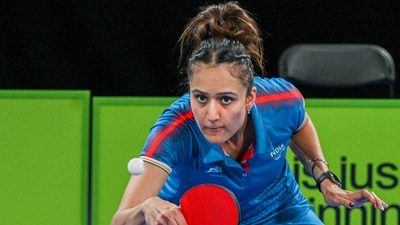 File photo of Manika Batra in action (PTI) File photo of Manika Batra in action (PTI)