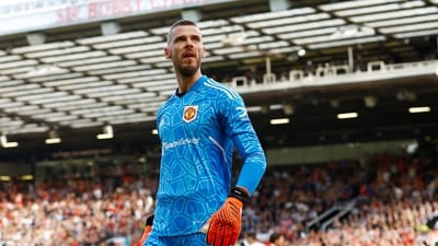 David de Gea during a Premier League match for Manchester United (Action Images via Reuters)