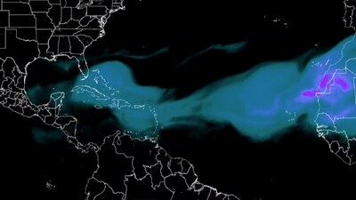 Plumes of the Saharan Air Layer (SAL) are a regular occurrence during the early and mid-summer months, driven by winds that carry fine particles of dust across the ocean. (Twitter/ @tropicalupdate) Plumes of the Saharan Air Layer (SAL) are a regular occurrence during the early and mid-summer months, driven by winds that carry fine particles of dust across the ocean. (Twitter/ @tropicalupdate)