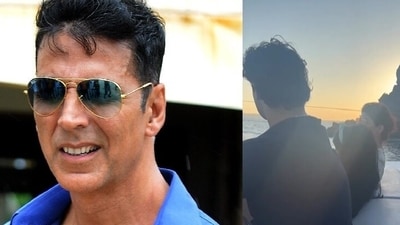 Akshay Kumar posted a video of his family enjoying a yacht ride Akshay Kumar posted a video of his family enjoying a yacht ride