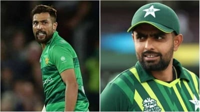 Mohammad Amir had a tussle with Babar Azam during PSL 2023 which caused controversy on social media (File) Mohammad Amir had a tussle with Babar Azam during PSL 2023 which caused controversy on social media (File)