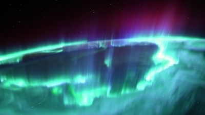 Astronaut Thomas Pesquet took to Twitter to share the picture of aurora. (Twitter/@Thom_astro) Astronaut Thomas Pesquet took to Twitter to share the picture of aurora. (Twitter/@Thom_astro)