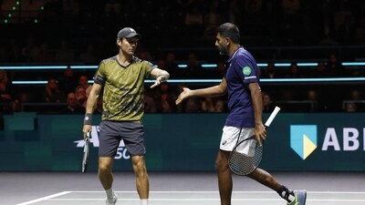 Matthew Ebden and Rohan Bopanna (R) (Twitter/India_AllSports) Matthew Ebden and Rohan Bopanna (R) (Twitter/India_AllSports)