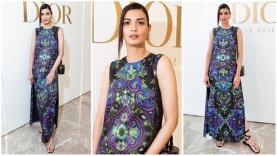 Diana Penty steals the spotlight at Paris Haute Couture Week as she attends Dior's new exhibition in a stunning printed dress. (Instagram/@dianapenty) Diana Penty steals the spotlight at Paris Haute Couture Week as she attends Dior's new exhibition in a stunning printed dress. (Instagram/@dianapenty)