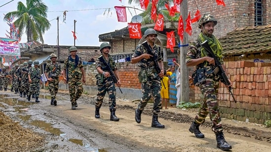At least 600 companies of central forces have been deployed for the elections along with around 70,000 state police.&nbsp;(PTI)