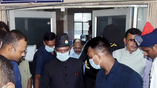 Governor CV Ananda Bose visited parts of the North 24 Parganas district and interacted with the people.&nbsp;(PTI)