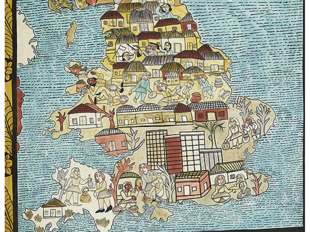 Patachitra art from Famine in Shakespeare-Land. Patachitra art from Famine in Shakespeare-Land.