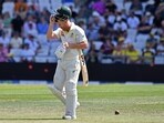 Australia's David Warner walks off the field after losing his wicket during the 3rd Ashes Test Australia's David Warner walks off the field after losing his wicket during the 3rd Ashes Test
