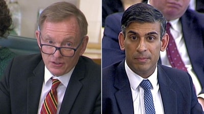 Labour MP Chris Bryant and British Prime Minister Rishi Sunak Labour MP Chris Bryant and British Prime Minister Rishi Sunak