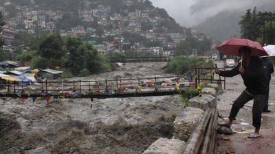 Himachal Pradesh Chief Minister Sukhvinder Singh Sukhu tweeted in Hindi, "In view of the heavy rains in the state, all government and private educational institutions recognized by the state government will remain closed on July 10 and 11."&nbsp; (HT Photo/Aquil Khan)