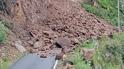 Fourteen major landslides and 13 flash floods have been reported in the past 36 hours while over 700 roads have been closed, according to the state emergency operation centre. (ANI) Fourteen major landslides and 13 flash floods have been reported in the past 36 hours while over 700 roads have been closed, according to the state emergency operation centre. (ANI)