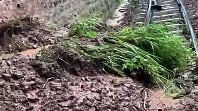 At least five people have been killed and around eight stranded in Himachal Pradesh as torrential rain continued to lash Himachal Pradesh on Sunday, causing floods and landslides, leading to the washing away of roads and bridges. (ANI) At least five people have been killed and around eight stranded in Himachal Pradesh as torrential rain continued to lash Himachal Pradesh on Sunday, causing floods and landslides, leading to the washing away of roads and bridges. (ANI)